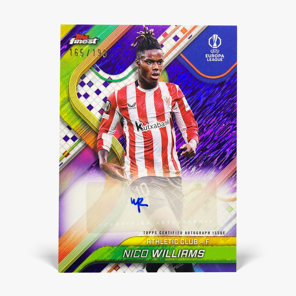 2024-25 Topps Finest UCC - Nico Williams Autograf /199