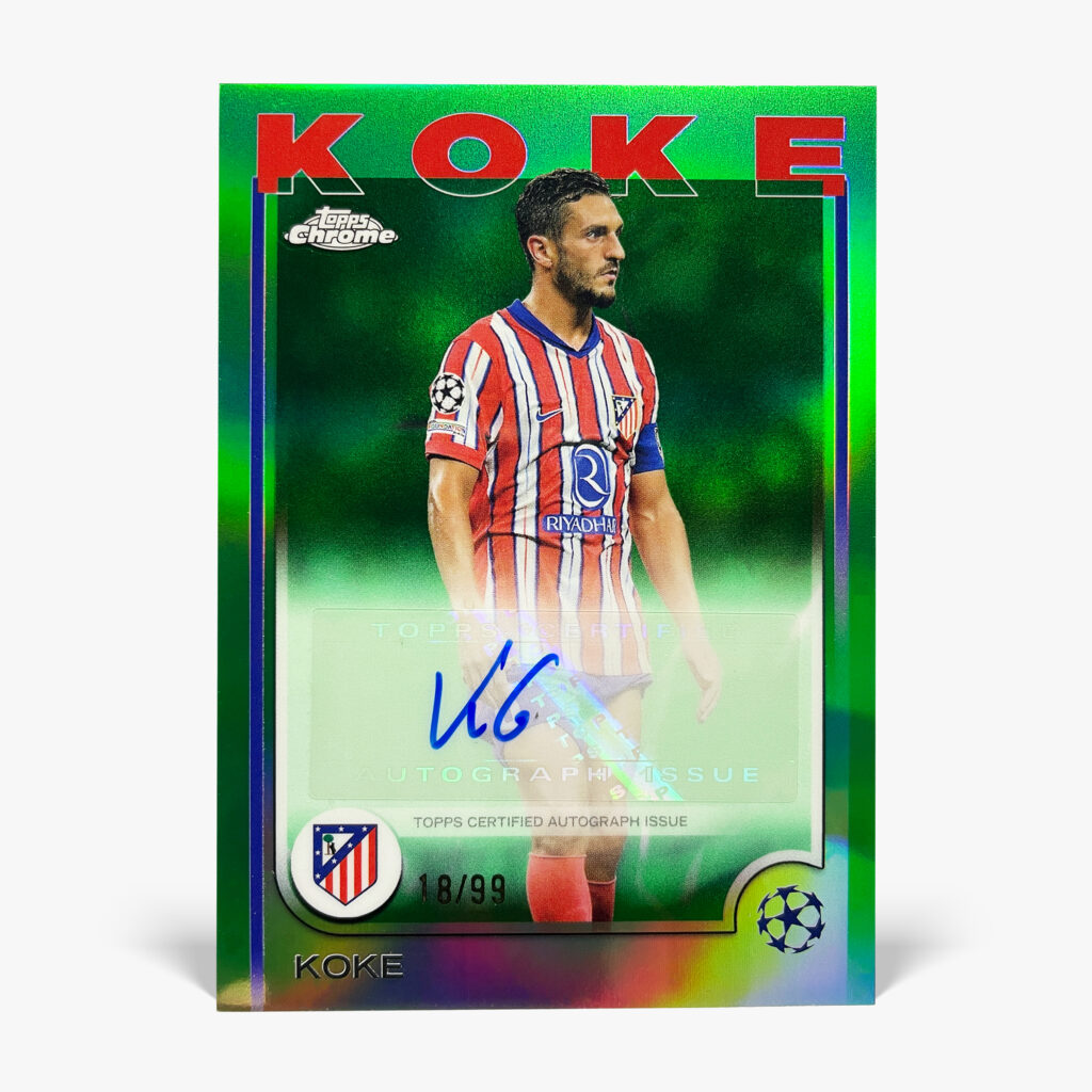 2024-25 Topps Chrome UCC - Koke Autograf /99