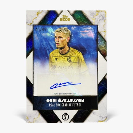 2024-25 Topps Deco UCC - Prodigy - Orri Óskarsson Autograf /49