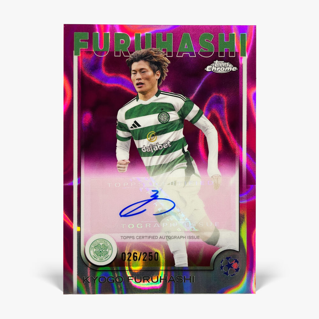 2024-25 Topps Chrome UCC - Kyogo Furuhashi Autograf /250