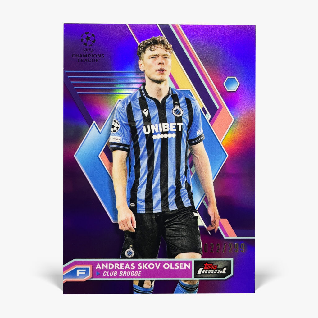 2022-23 Topps Finest UCC - Andreas Skov Olsen /299