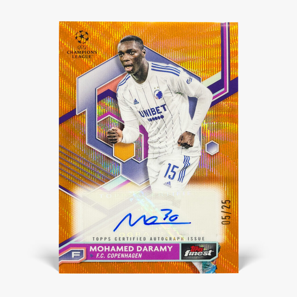 2022-23 Topps Finest UCC - Mohamed Daramy Autograf /25