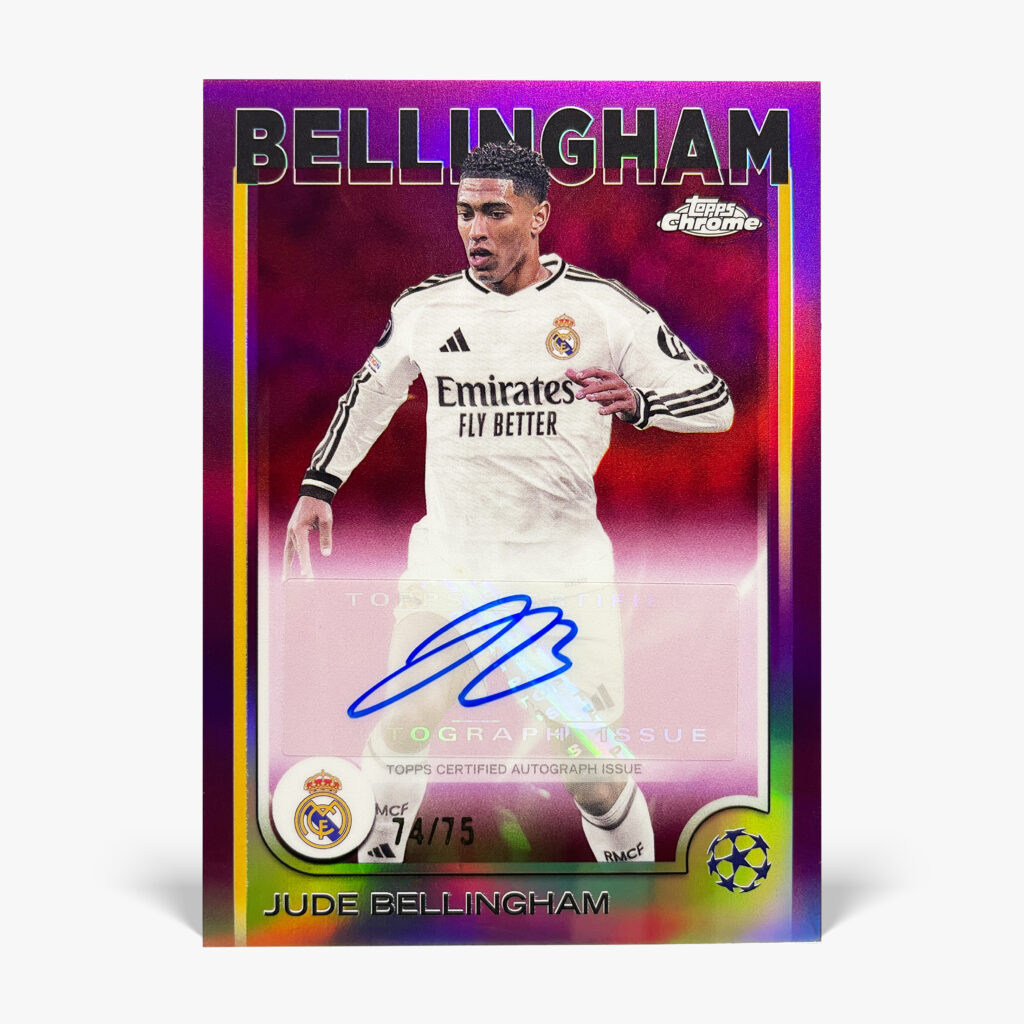 2024-25 Topps Chrome UCC - Jude Bellingham Autograf /75