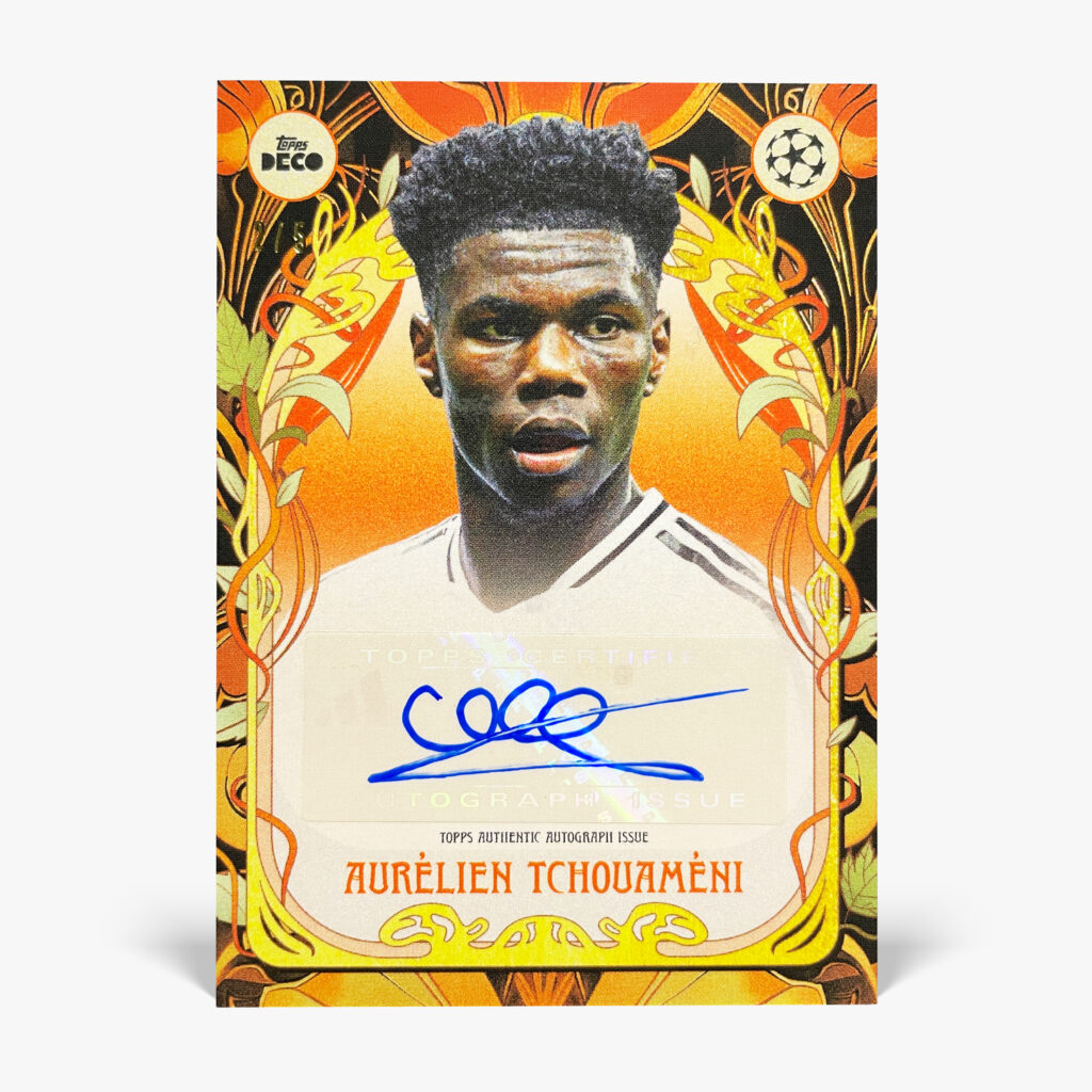2024-25 Topps Deco UCC - Nouveau - Aurélien Tchouaméni Autograf /5