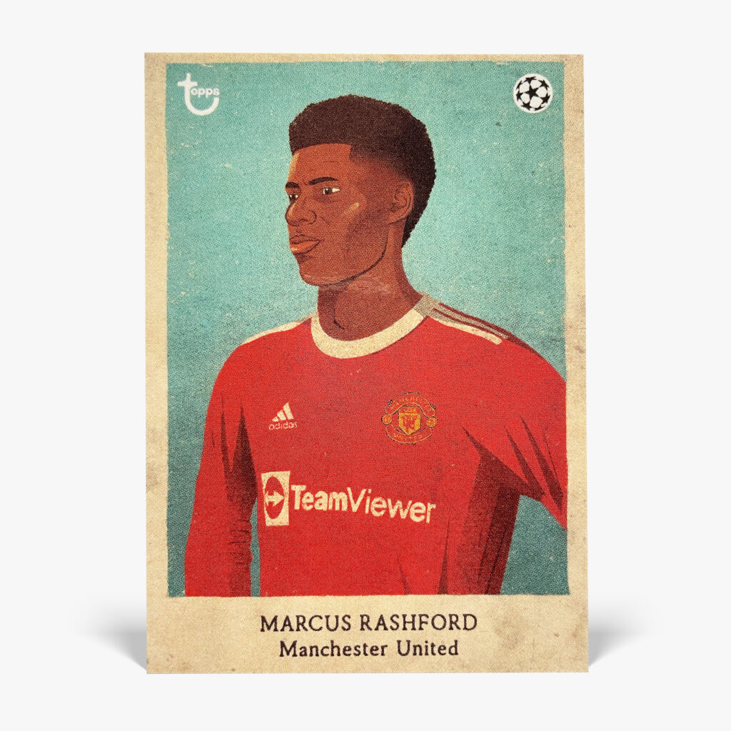 2021-22 Topps Deco UCL - Artistry - Marcus Rashford