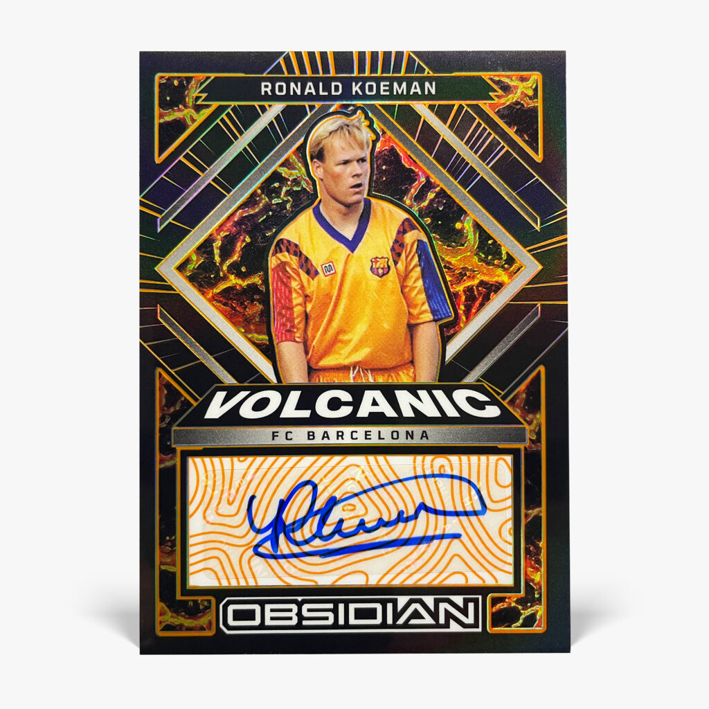 2022-23 Panini Obsidian - Ronald Koeman Autograf /75