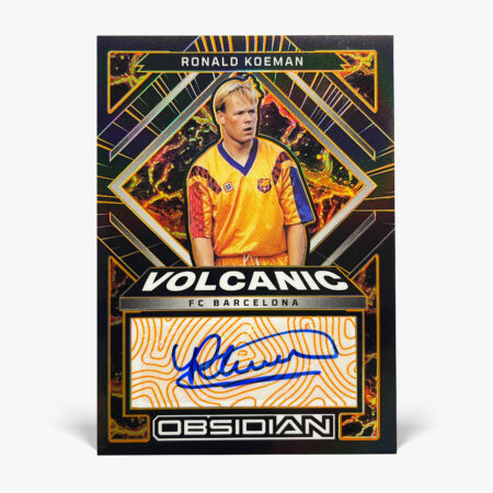 2022-23 Panini Obsidian - Ronald Koeman Autograf /75