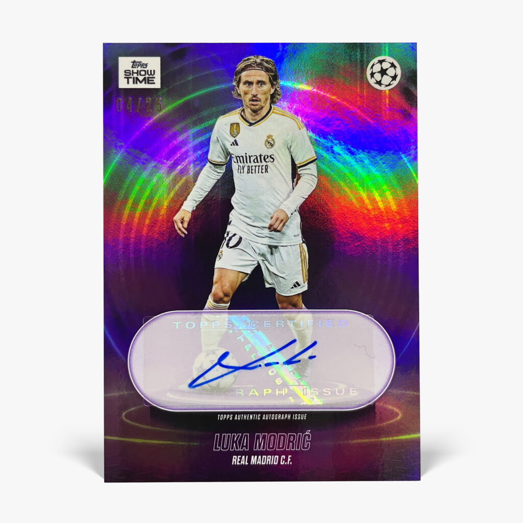2023-24 Topps Showtime UCC - Luka Modrić Autograf /25