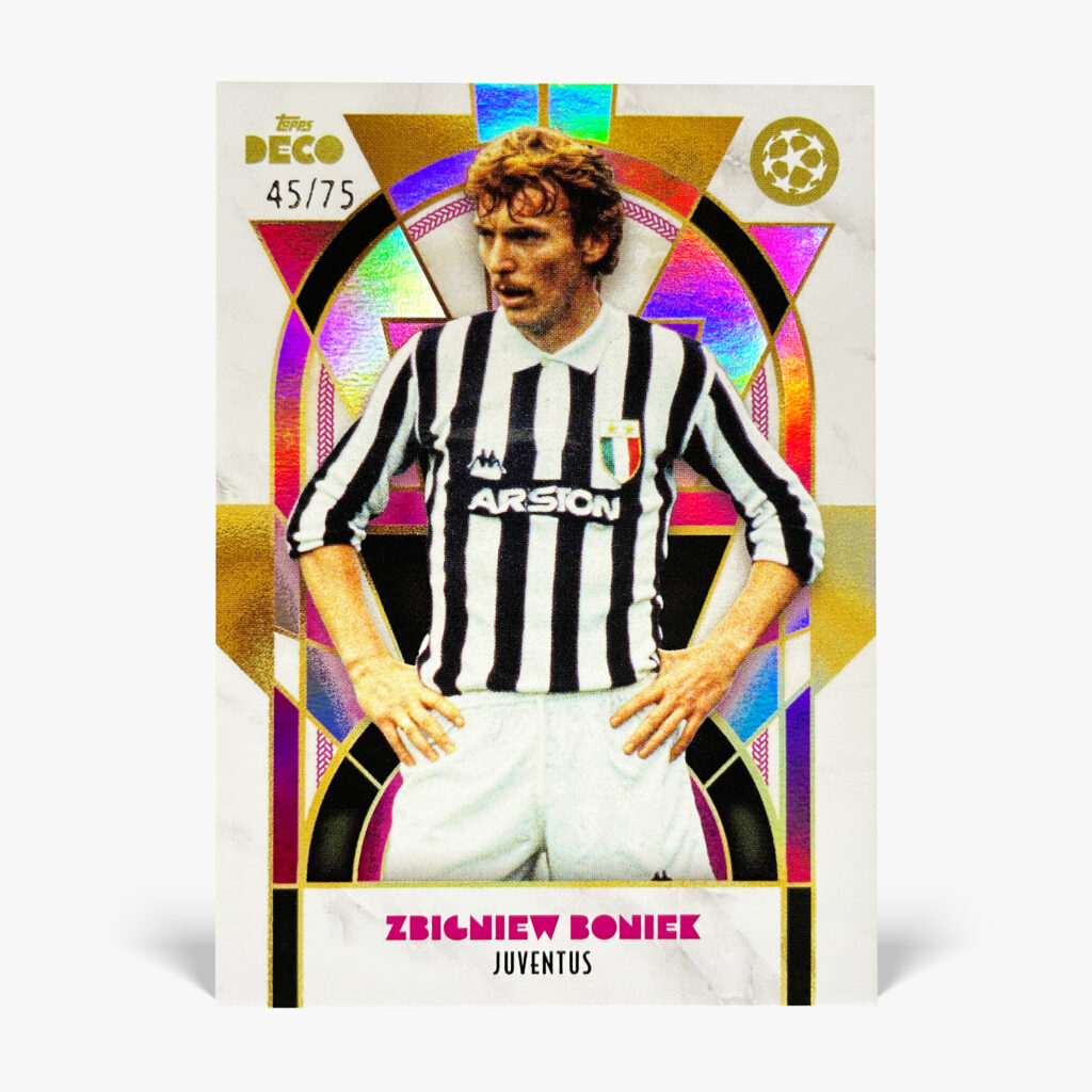2024-25 Topps Deco UCC - Legends - Zbigniew Boniek /75