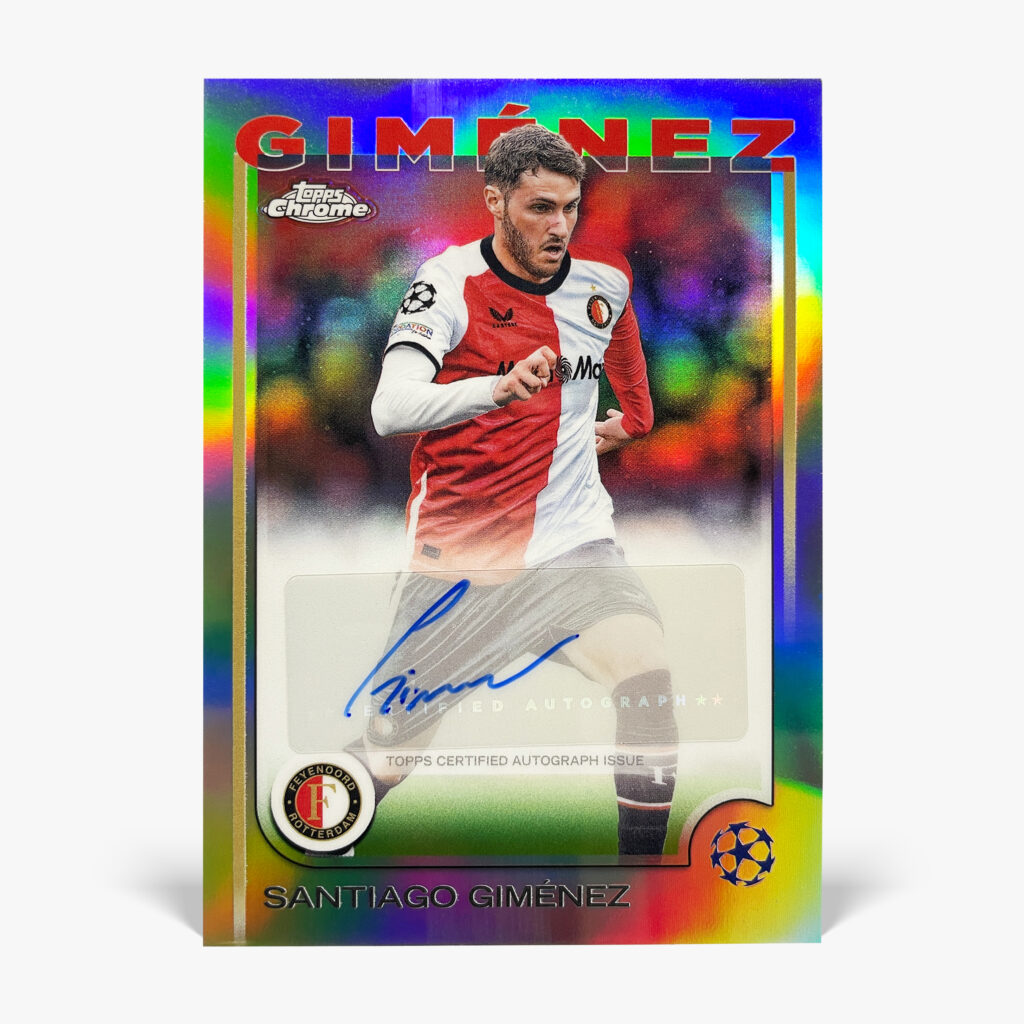 2024-25 Topps Chrome UCC - Santiago Giménez Autograf