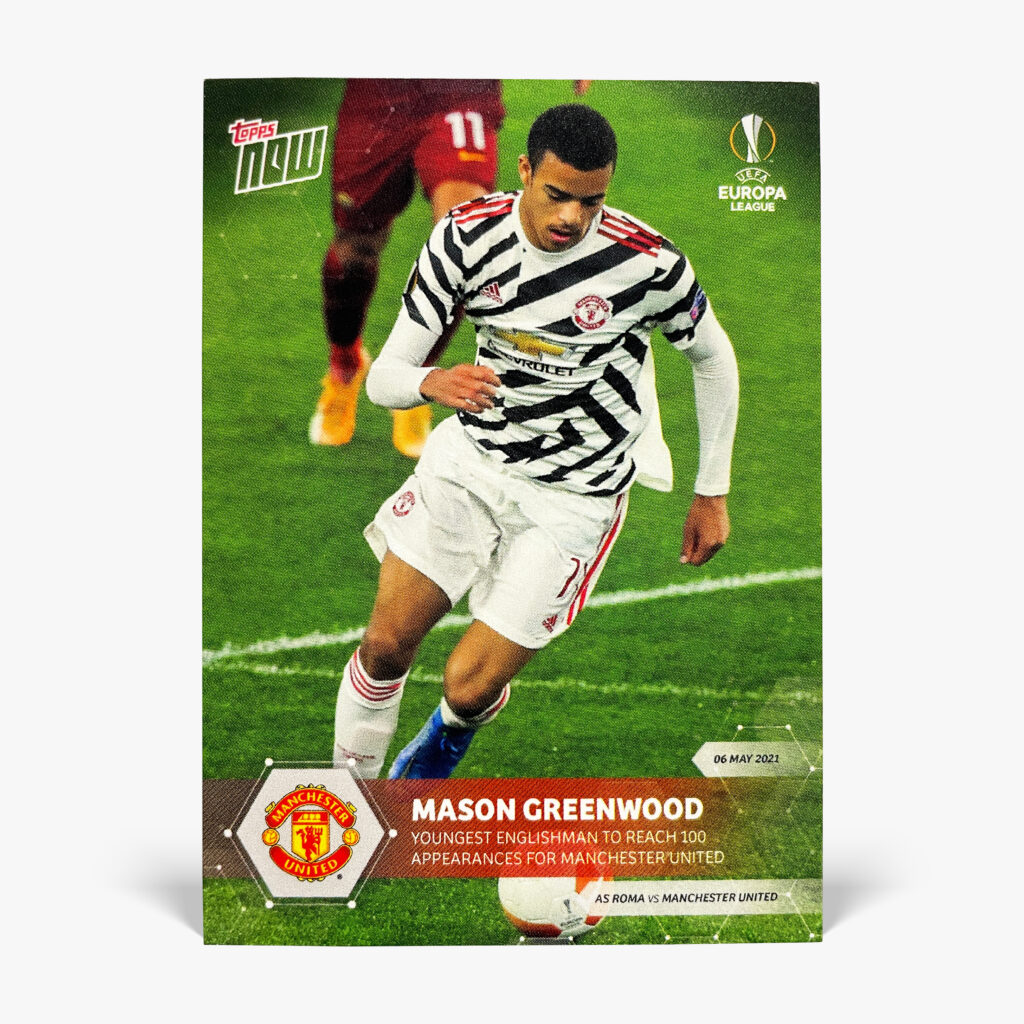 2021 Topps Now UEL - Mason Greenwood #16
