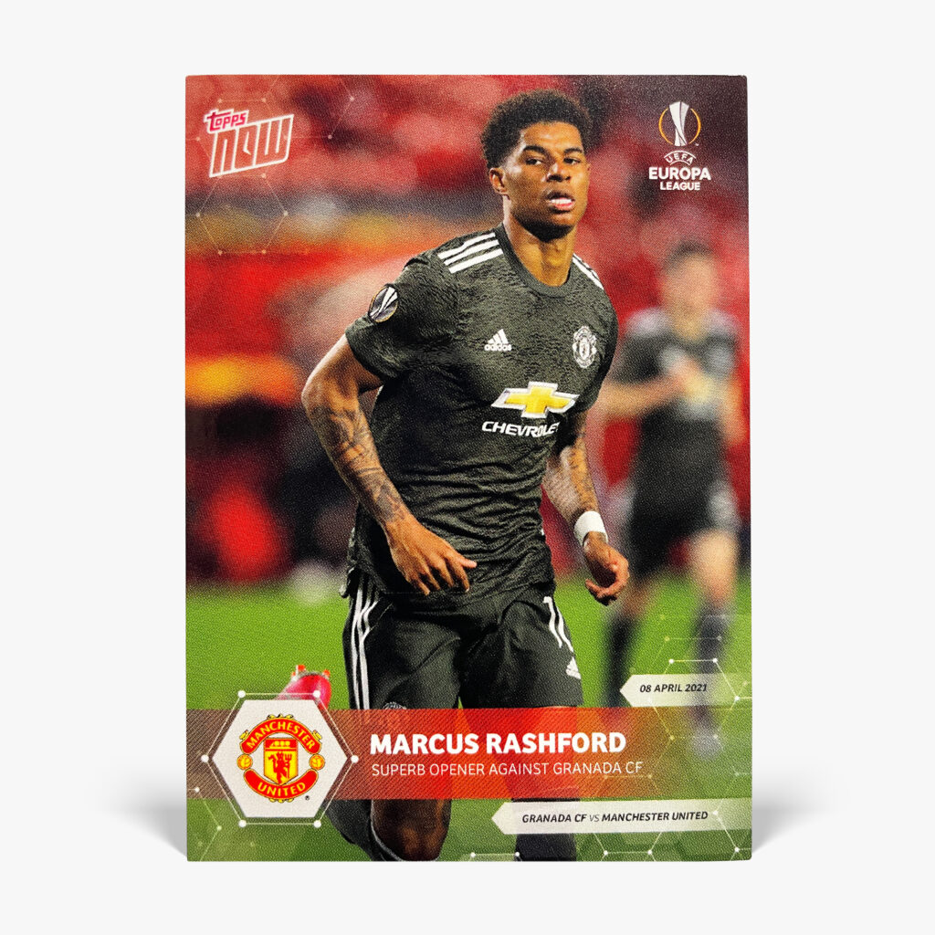 2021 Topps Now UEL - Marcus Rashford #7