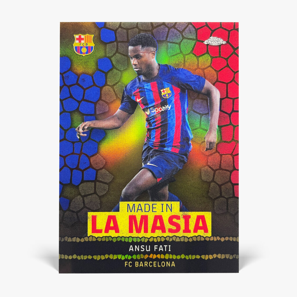 2022-23 Topps Chrome FC Barcelona - Made in La Masia - Ansu Fati /50