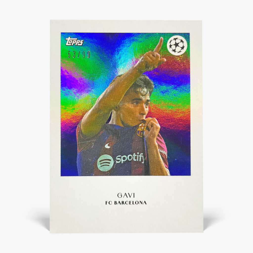 2023-24 Topps Simplicidad - Polaroid - Gavi /99