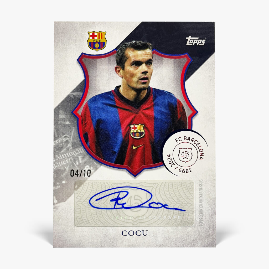 2025 Topps FC Barcelona 125th Anniversary - Phillip Cocu Autograf /10