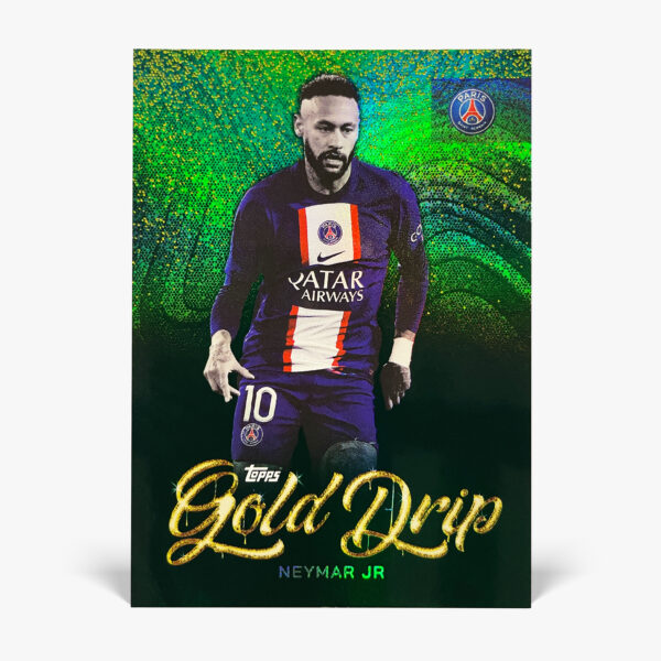 2022-23 Topps Team Set PSG - Gold Drip - Neymar Jr. /250