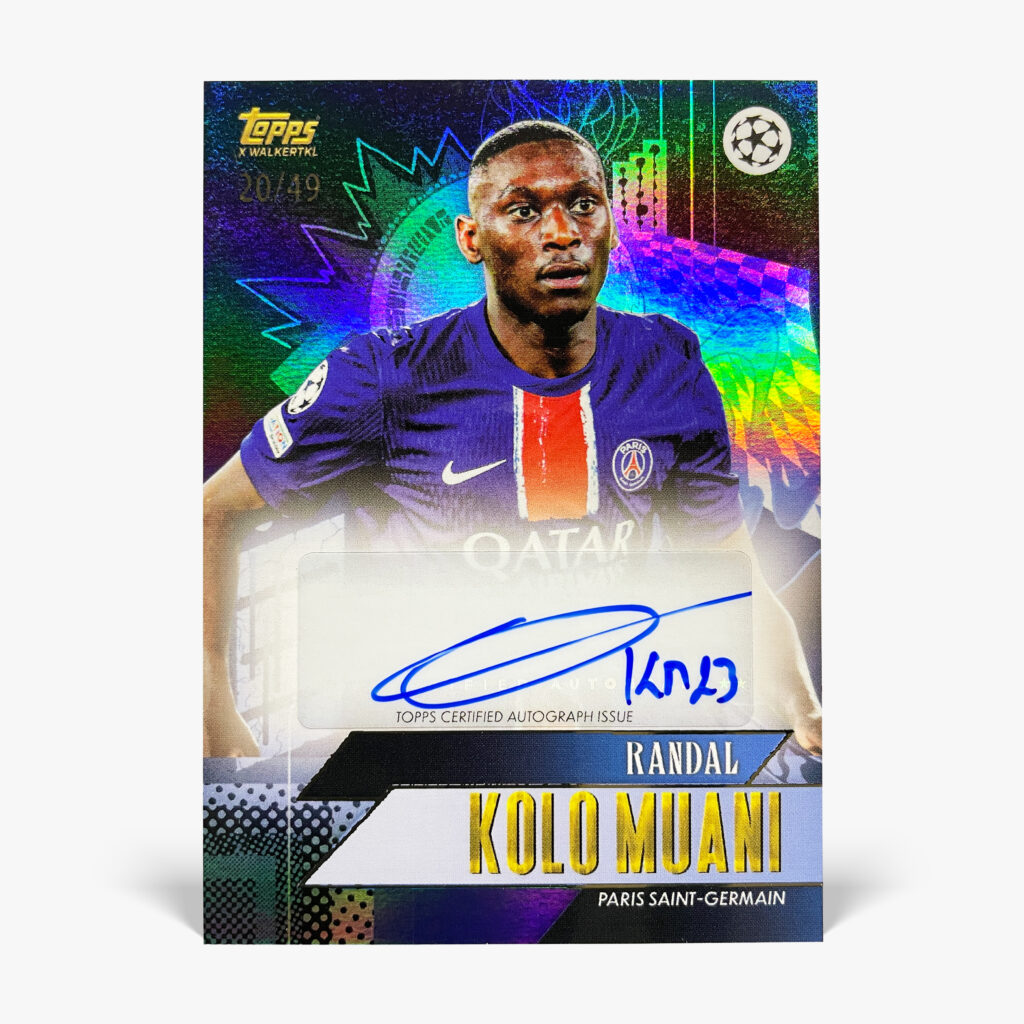 2024-25 Topps Gold - Randal Kolo Muani Autograf /49