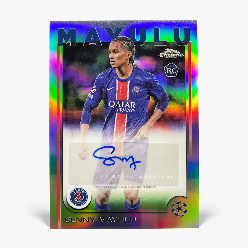 2024-25 Topps Chrome UCC - Senny Mayulu Autograf