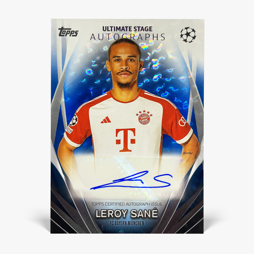 2023-24 Topps UCC - Ultimate Stage - Leroy Sané Autograf /99