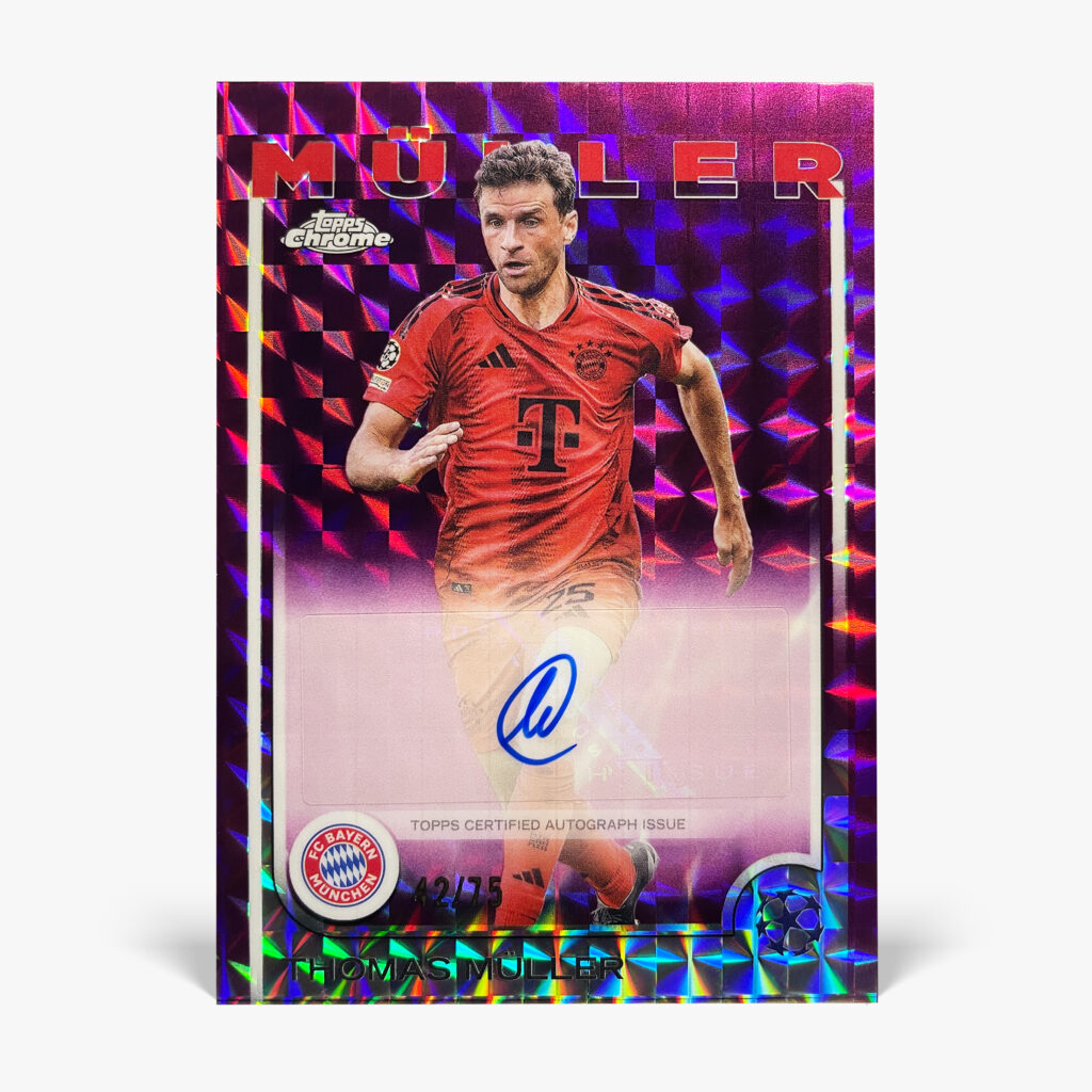 2024-25 Topps Chrome UCC - Thomas Müller Autograf /75