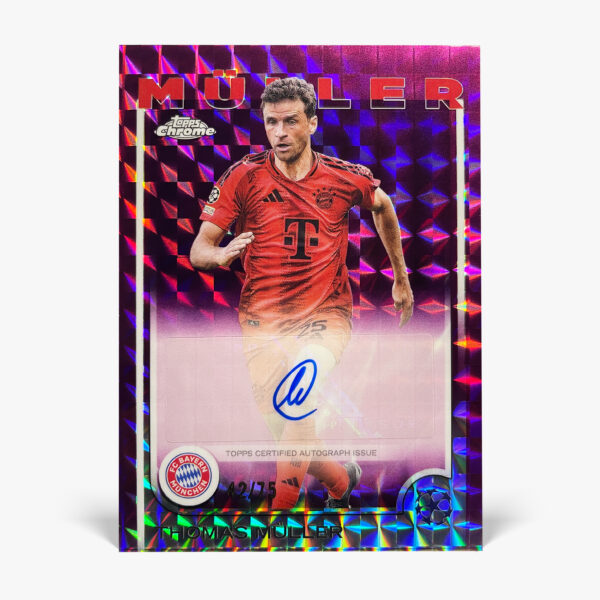 2024-25 Topps Chrome UCC - Thomas Müller Autograf /75