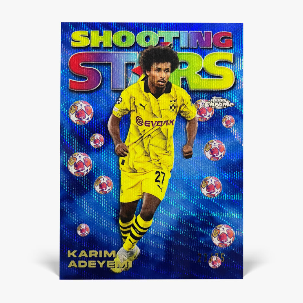 2023-24 Topps Chrome UCC - Shooting Stars - Karim Adeyemi /75