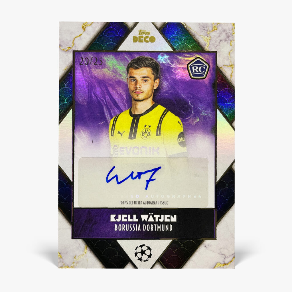 2024-25 Topps Deco UCC - Prodigy - Kjell Wätjen Autograf /25