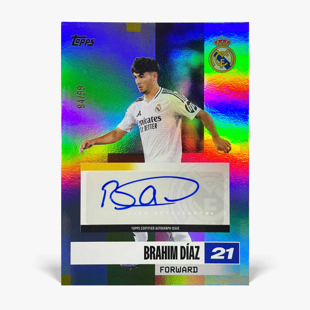 2024-25 Topps Team Set Real Madrid - Brahim Díaz Autograf /99