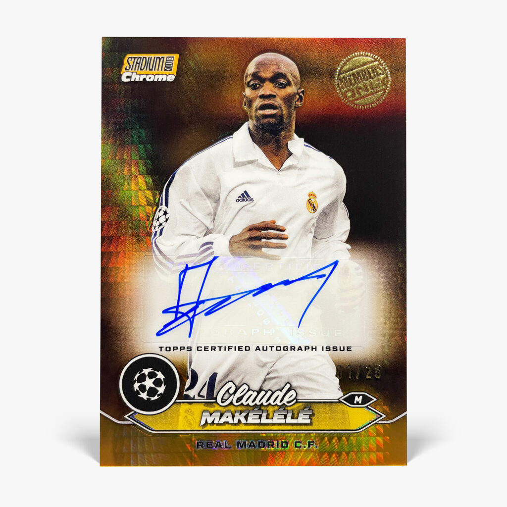 2023-24 Topps Stadium Club Chrome UCC - Claude Makélélé Autograf /25