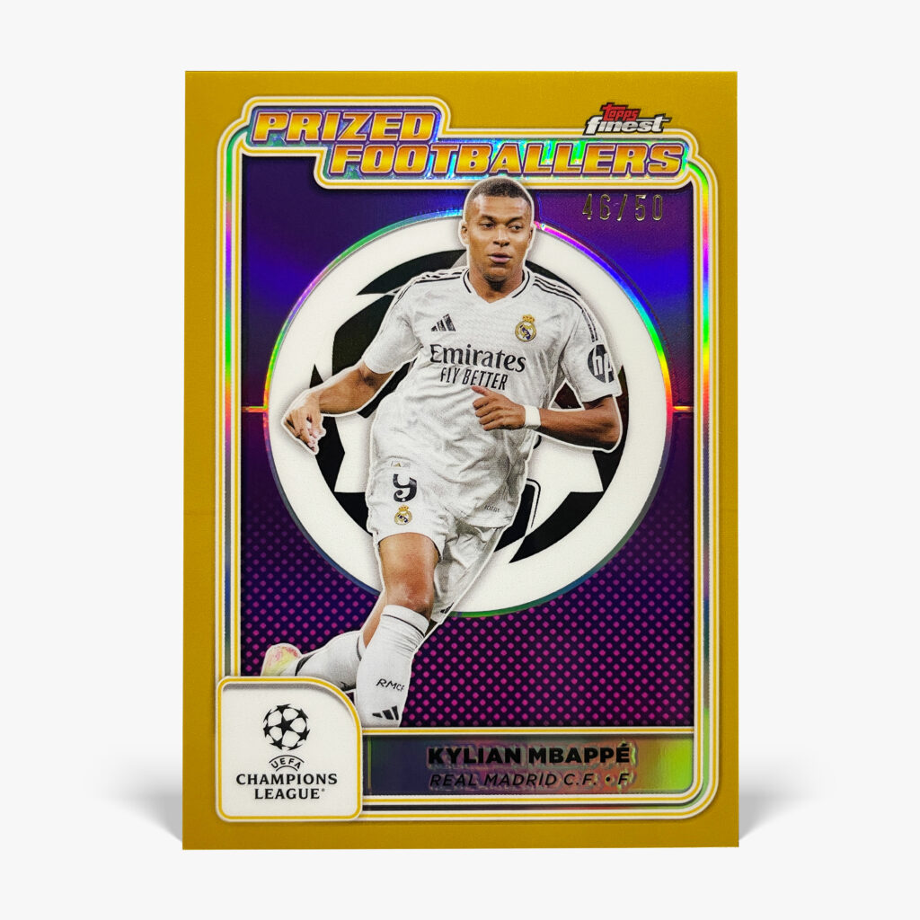 2024-25 Topps Finest UCC - Prized Footballers - Kylian Mbappé /50