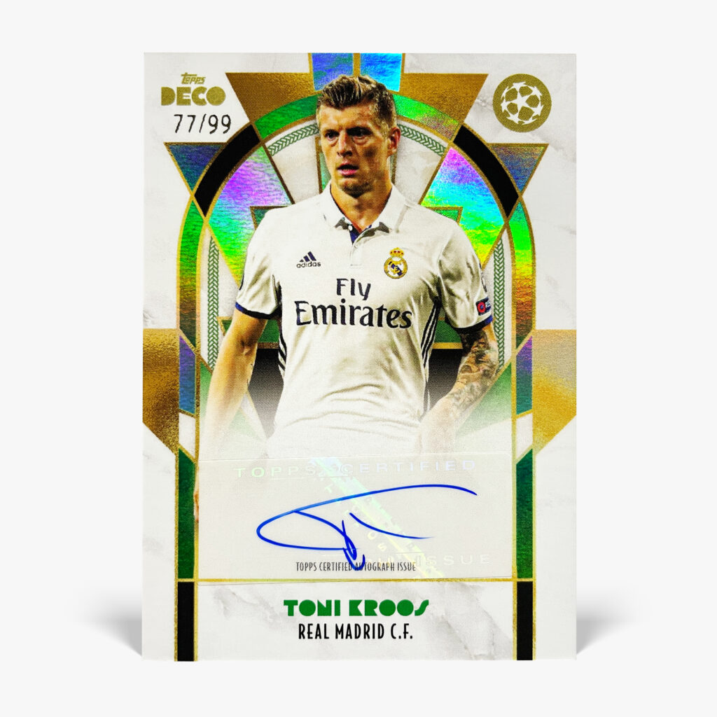 2024-25 Topps Deco UCC - Legends - Toni Kroos Autograf /99