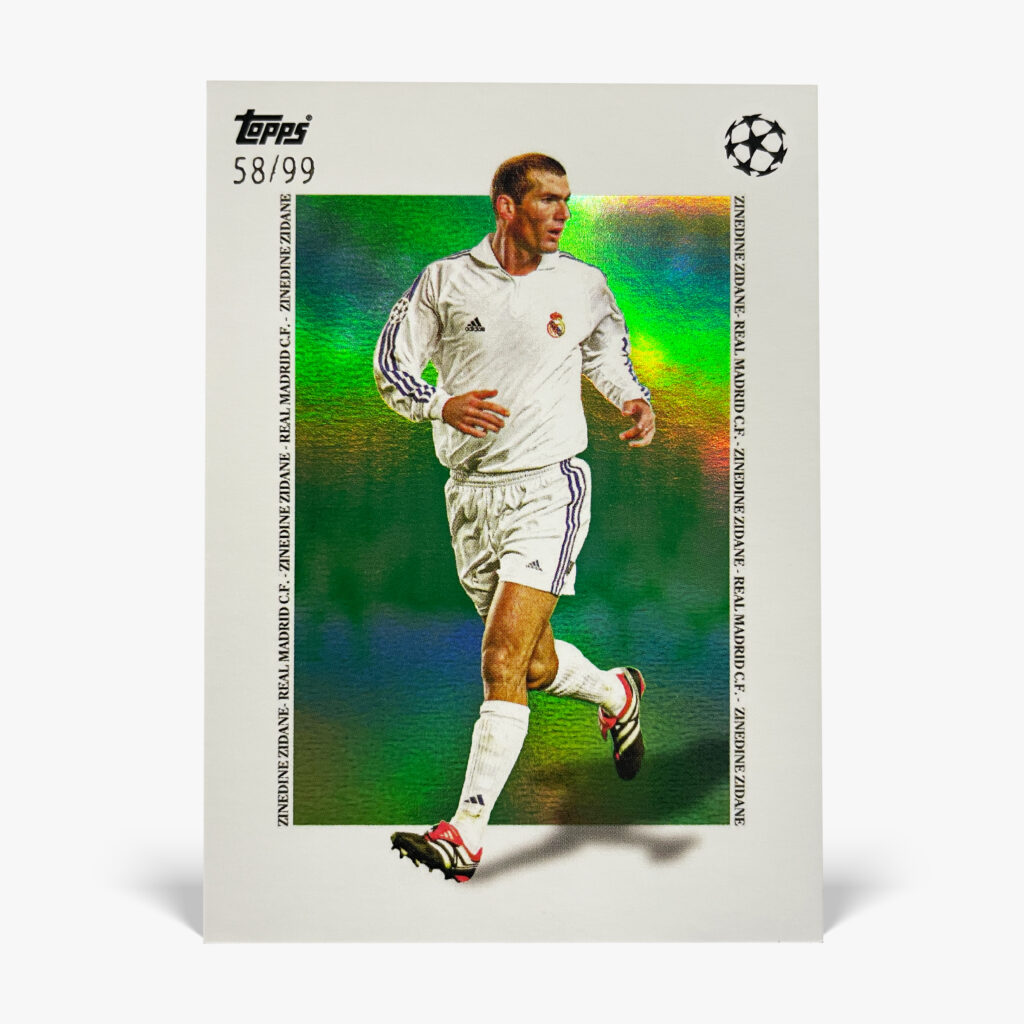 2024-25 Topps Simplicidad - Leyendas - Zinedine Zidane /99