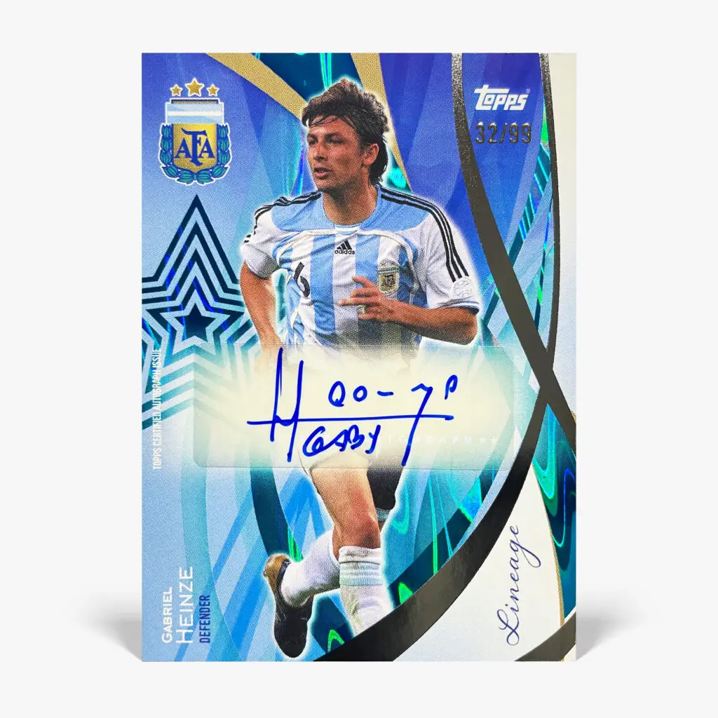 2024 Topps Lineage Argentina - Gabriel Heinze Autograf /99