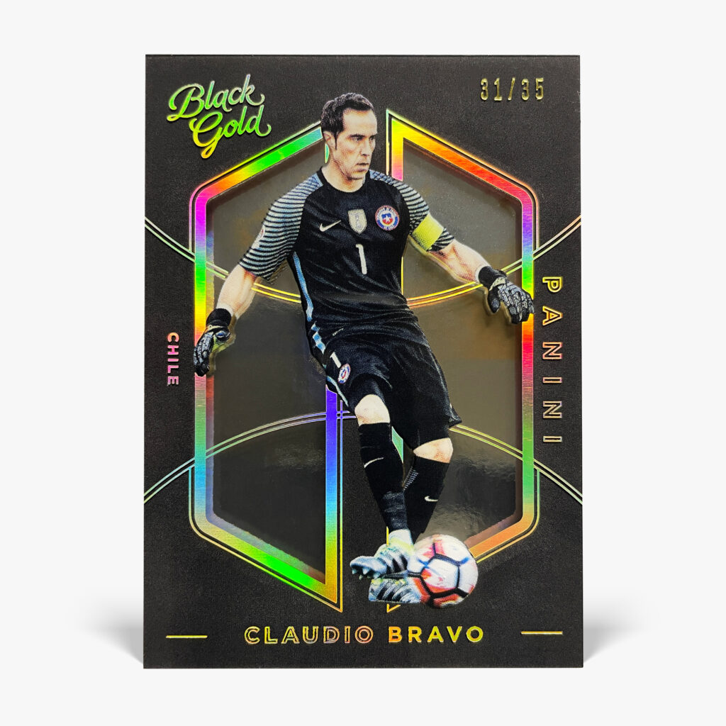 2016-17 Panini Black Gold Soccer - Claudio Bravo /35