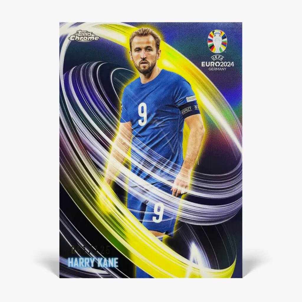 2024 Topps Chrome UEFA Euro - Neon Nations - Harry Kane /125