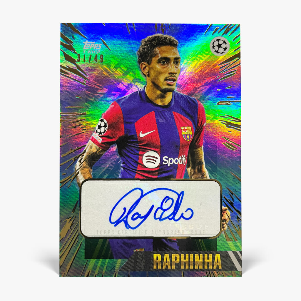 2023-24 Topps Gold UCC - Raphinha Autograf /49
