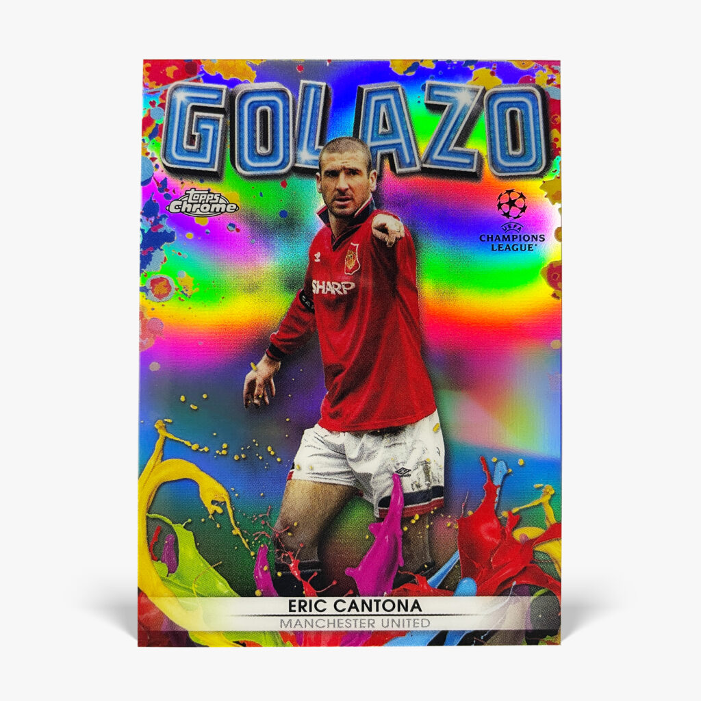 2021-22 Topps Chrome UCL - Golazo - Eric Cantona