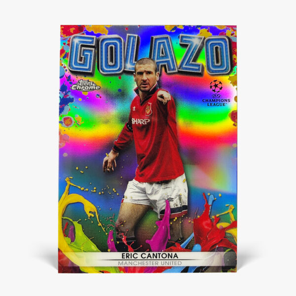 2021-22 Topps Chrome UCL - Golazo - Eric Cantona