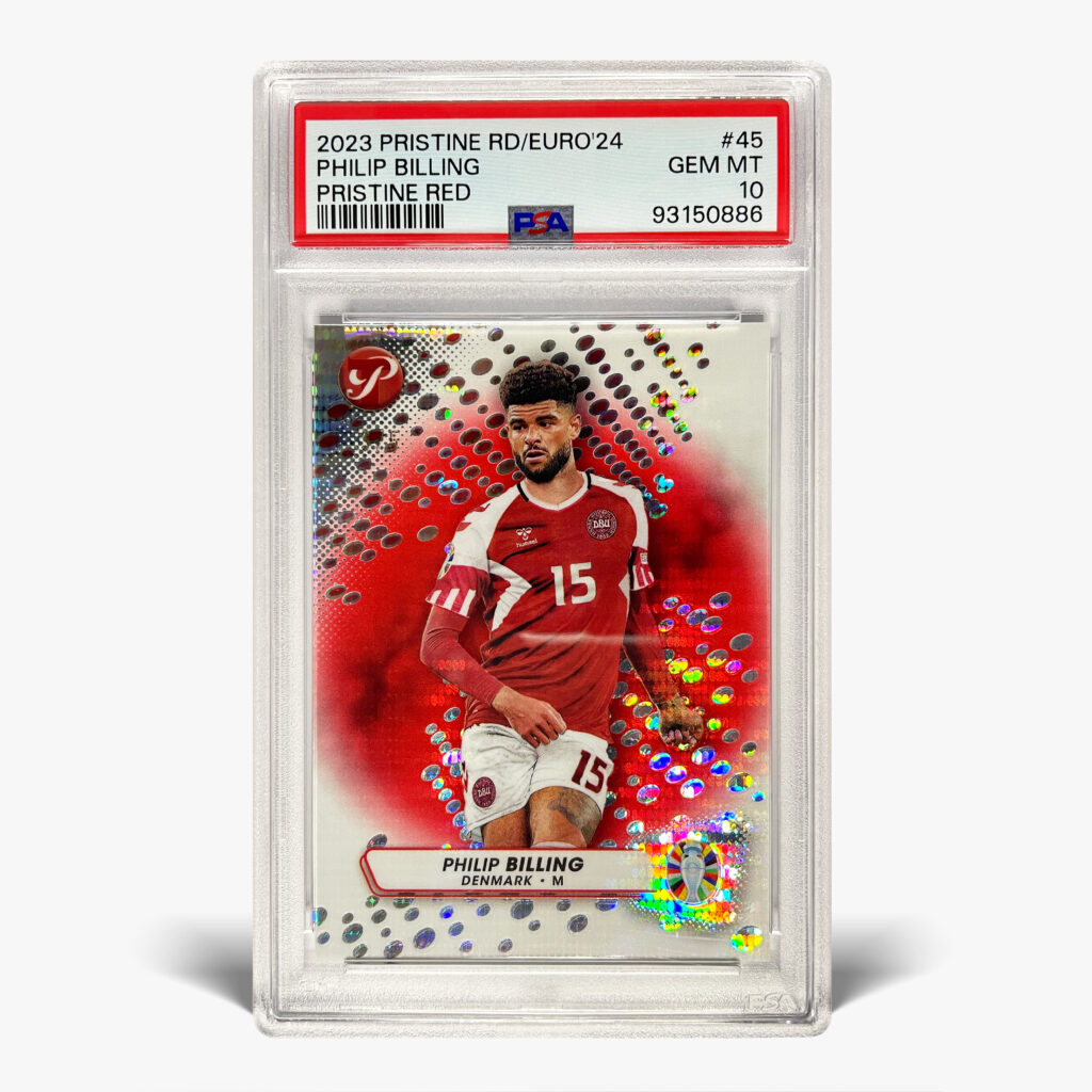 2023 Topps Pristine Road to Euro 2024 - Philip Billing /5 PSA 10