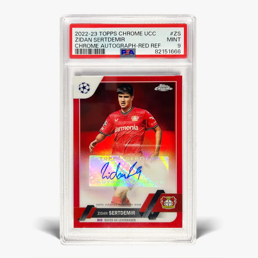 2022-23 Topps Chrome UCC - Zidan Sertdemir Autograf /5 PSA 9