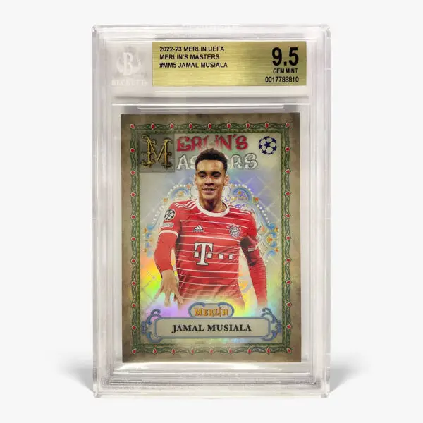 2022-23 Topps Merlin UCC - Merlin's Masters - Jamal Musiala BGS 9.5