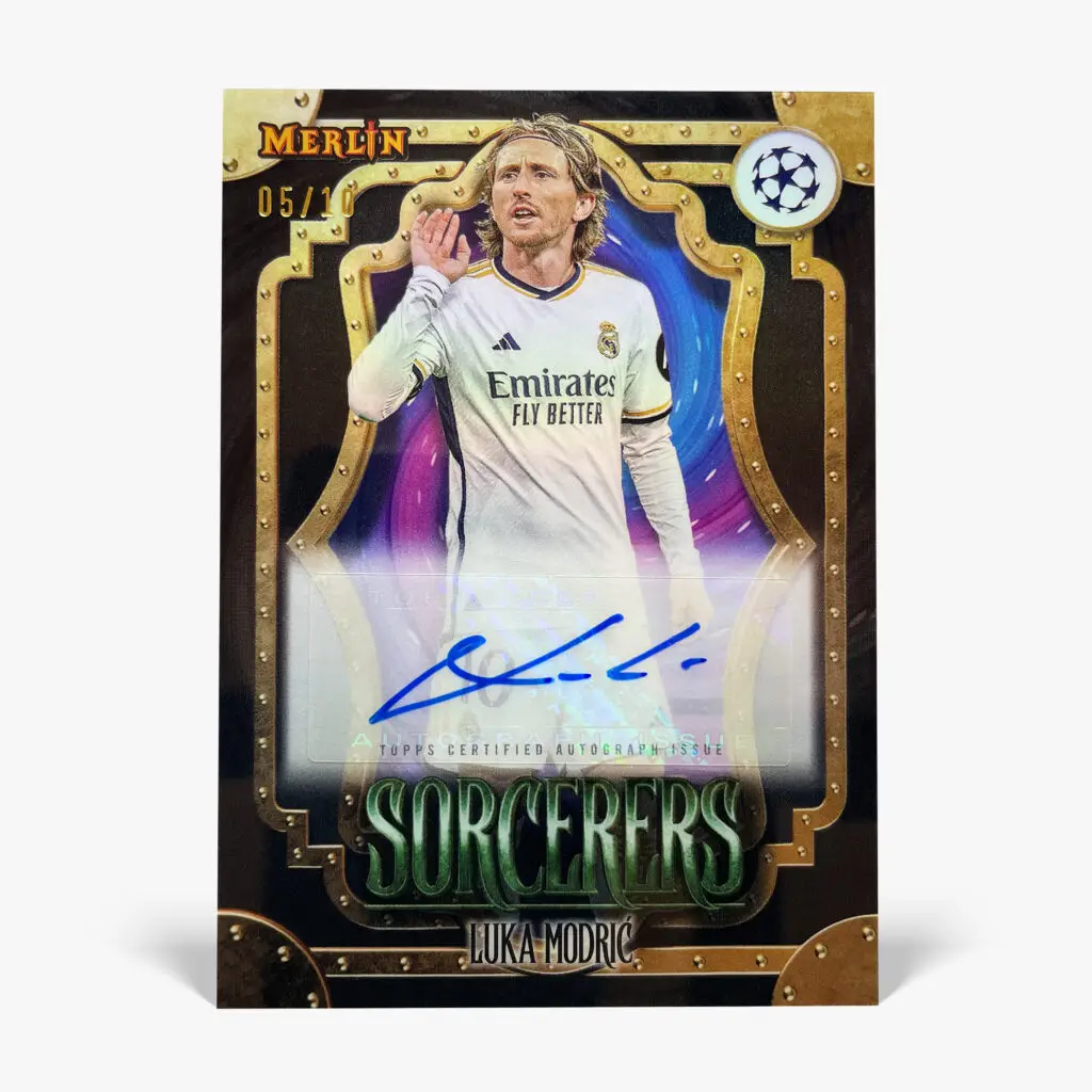 2023-24 Topps Merlin UCC - Sorcerers - Luka Modrić Autograf /10
