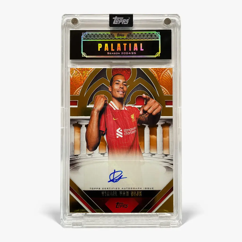 2024-25 Topps Palatial Liverpool - Palatial Pose - Virgil van Dijk Autograf /25