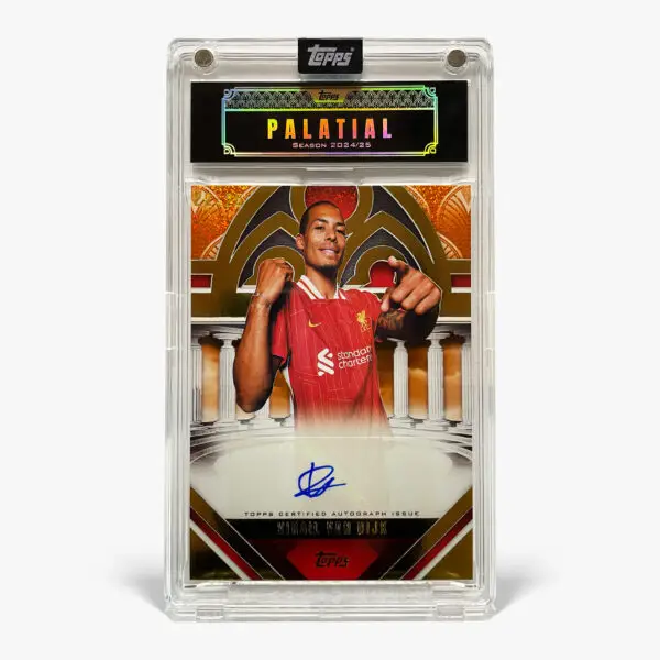 2024-25 Topps Palatial Liverpool - Palatial Pose - Virgil van Dijk Autograf /25