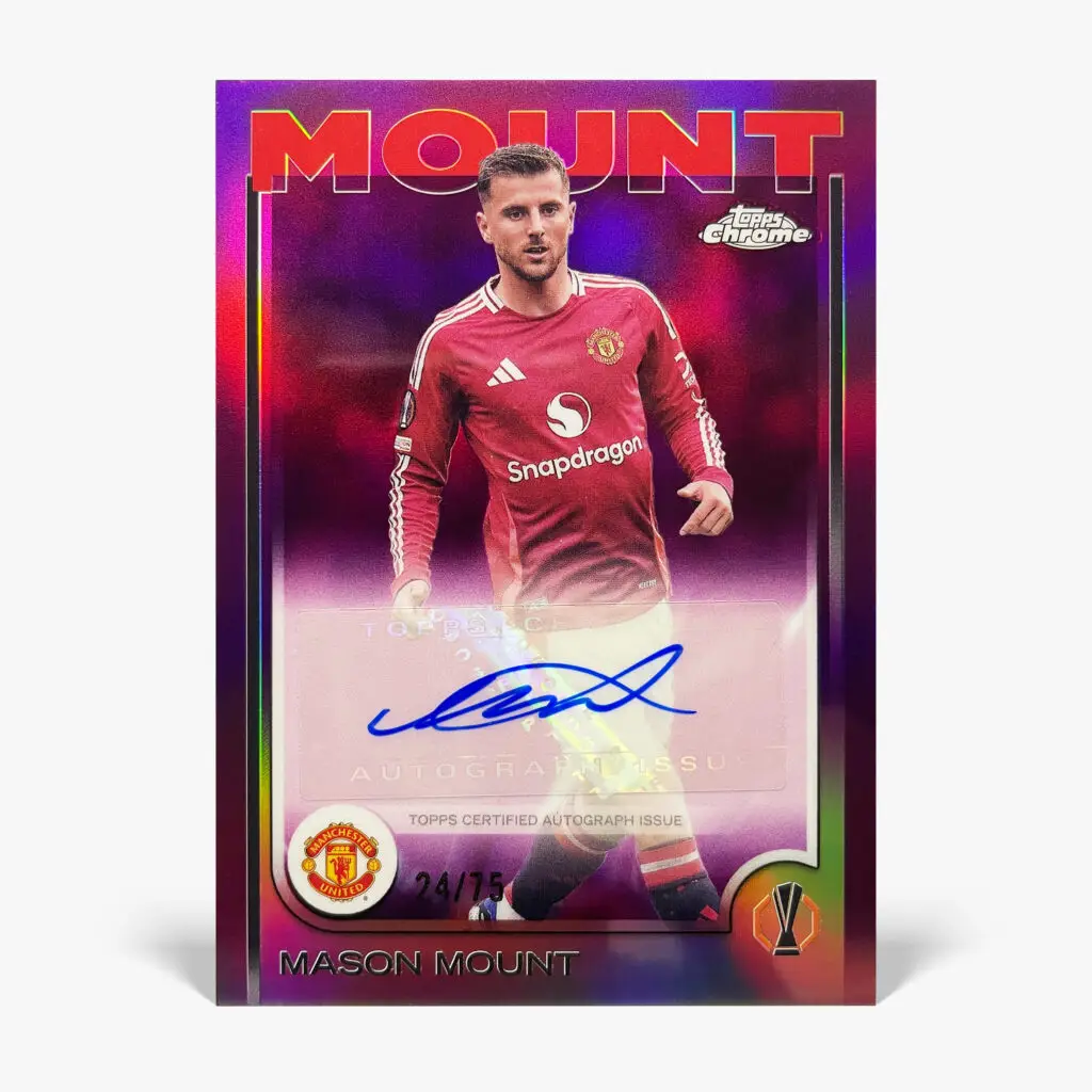 2024-25 Topps Chrome UCC - Mason Mount Autograf /75