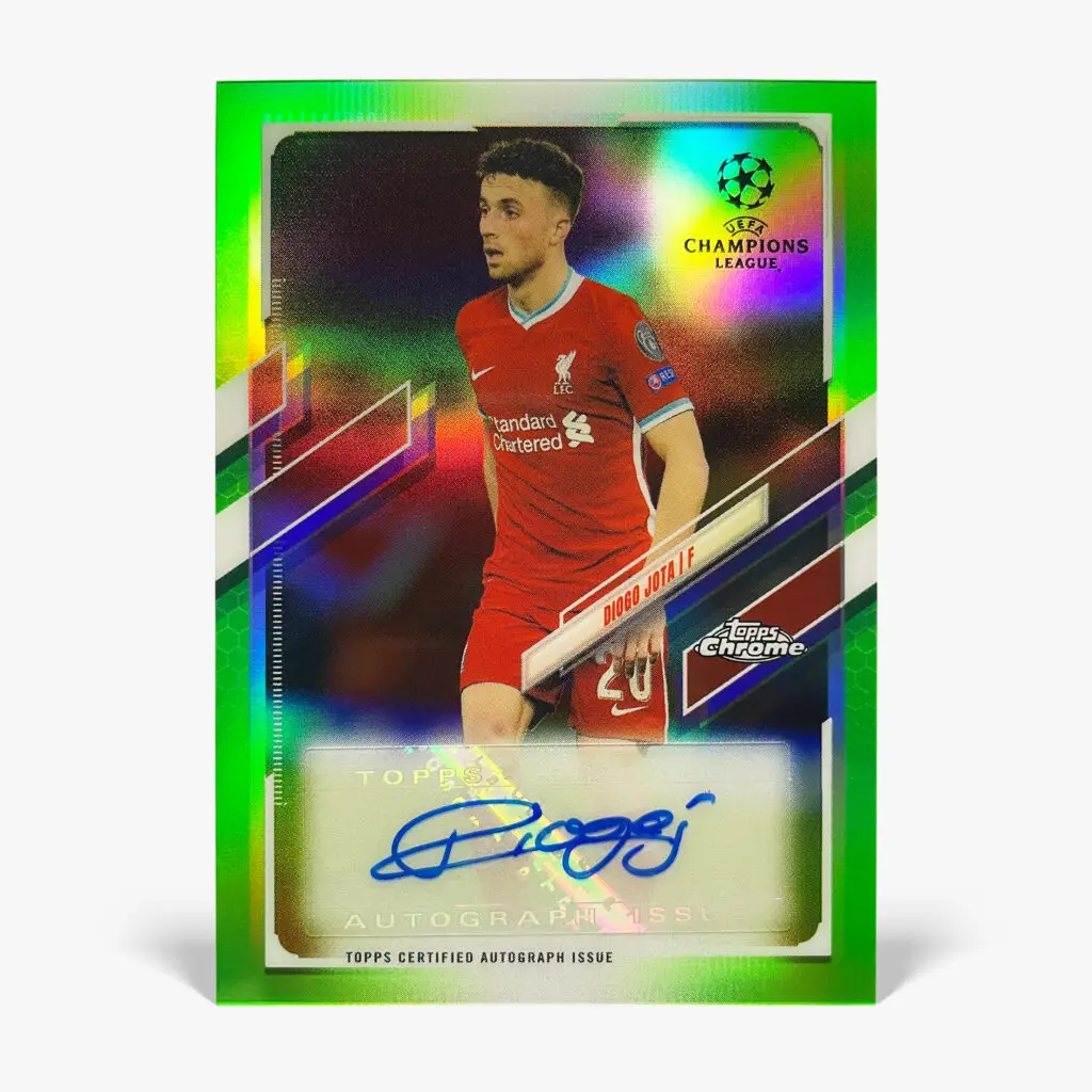 2020-21 Topps Chrome UCL - Diogo Jota Autograf /99