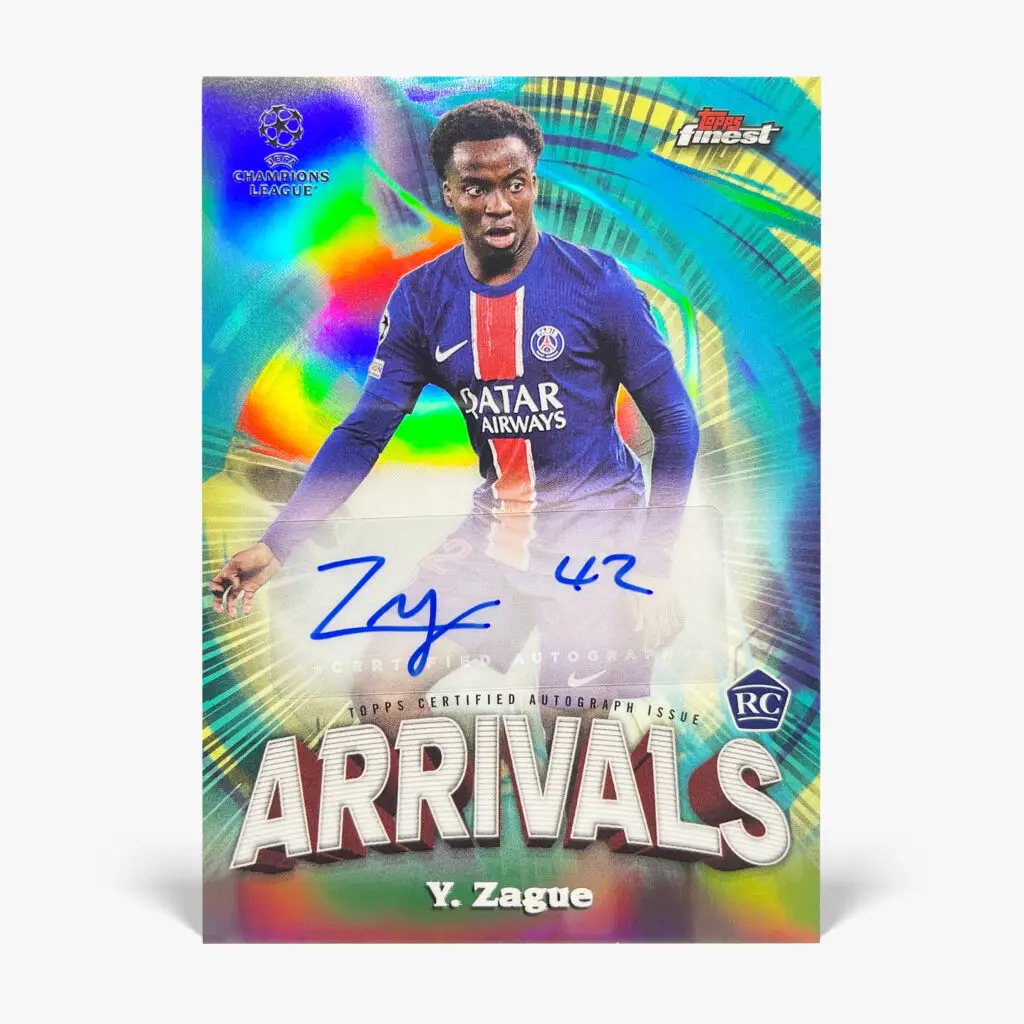 2024-25 Topps Finest UCC - Arrivals - Yoram Zague Autograf