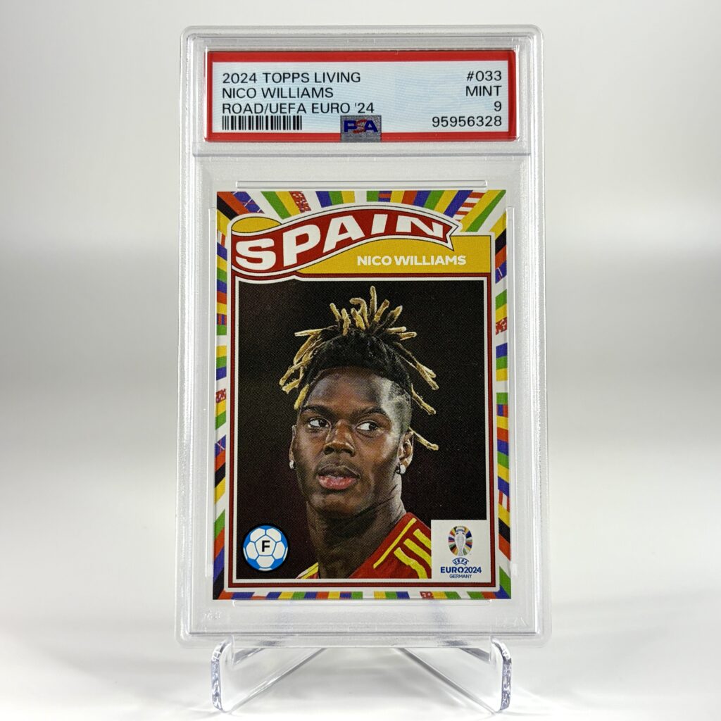 2024 Topps Living Set - UEFA Euro 2024 - Nico Williams #33 PSA 9
