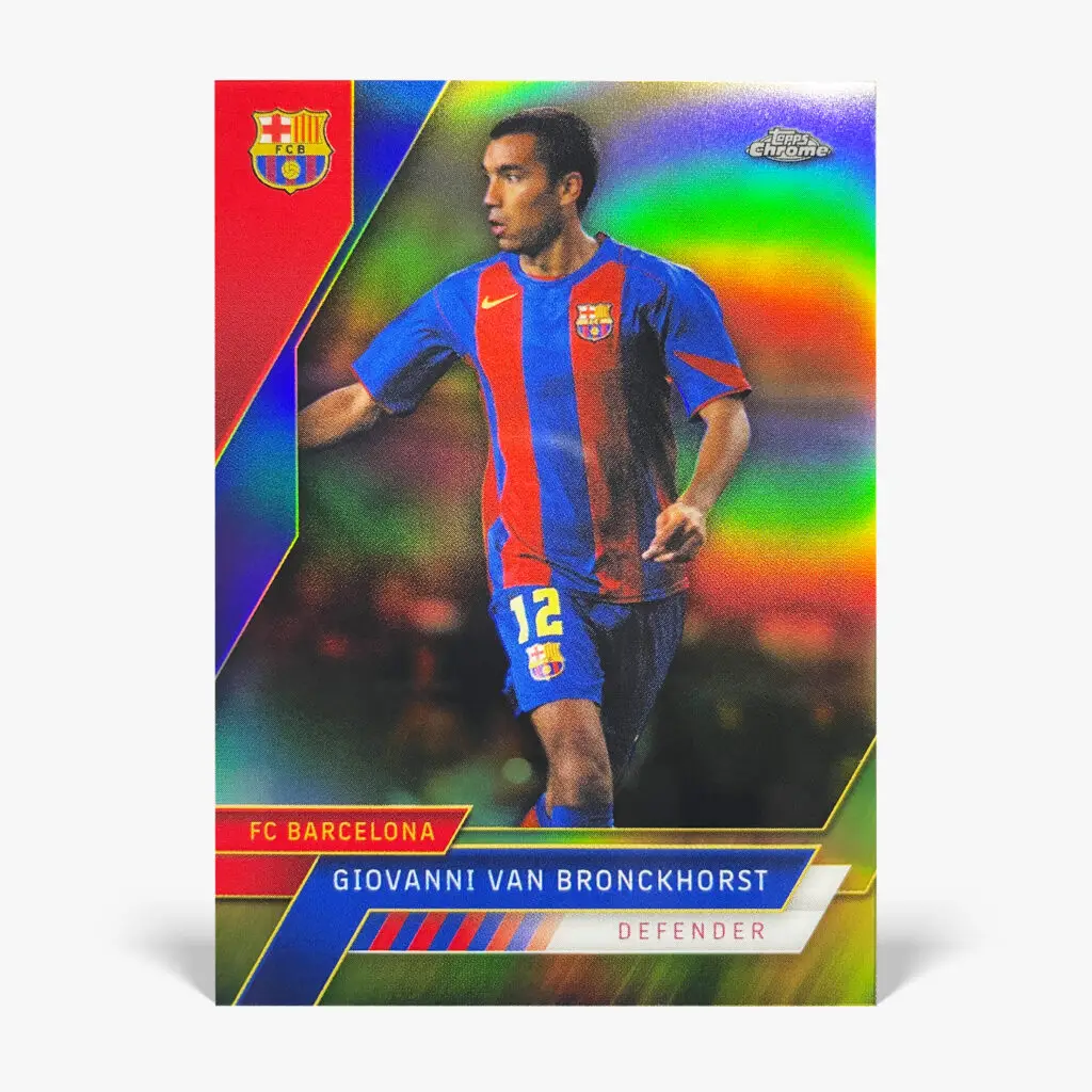 2022-23 Topps Chrome FC Barcelona - Giovanni Van Bronckhorst /50