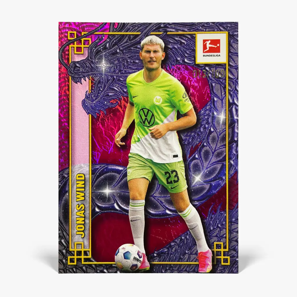 2023-24 Topps Jade Bundesliga - Dragonheart - Jonas Wind /100